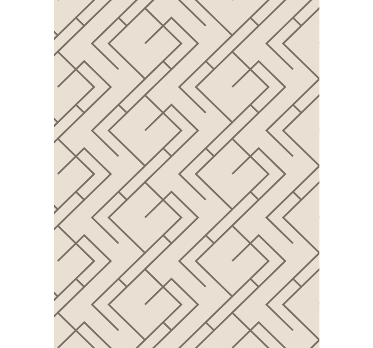 Papier peint géométrique motif linéaire élégant - TenStickers