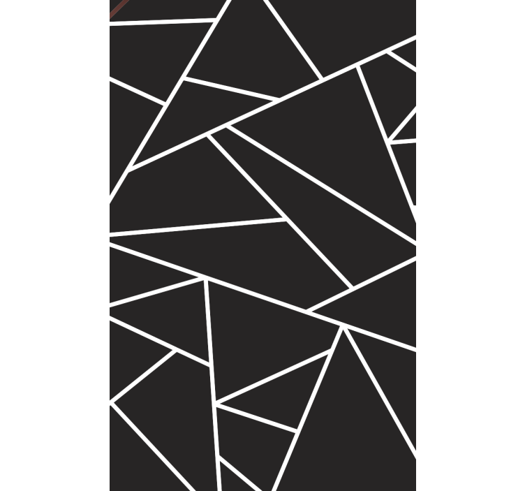 Papier peint géométrique arrangement angulaire abstrait - TenStickers