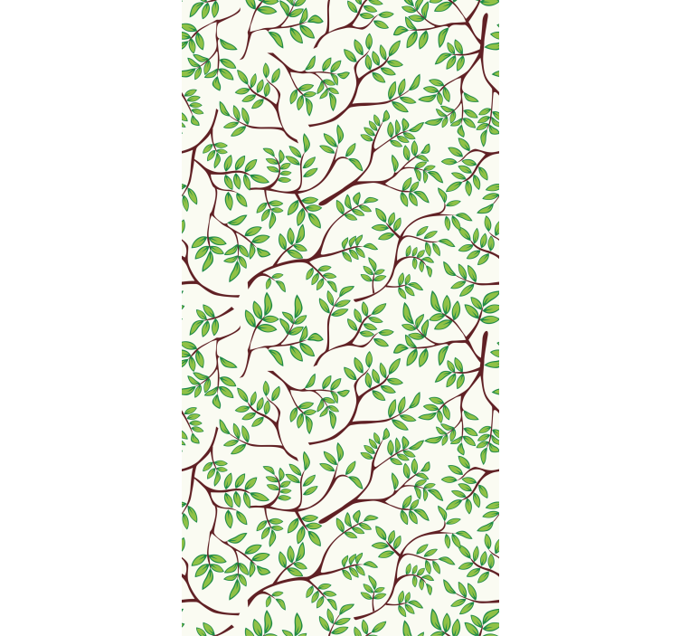 Papier peint arbre motif branches fines - TenStickers