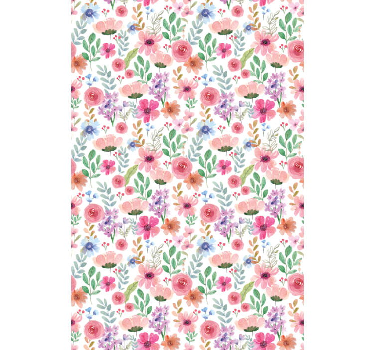 Papier peint bureau multicolore - TenStickers
