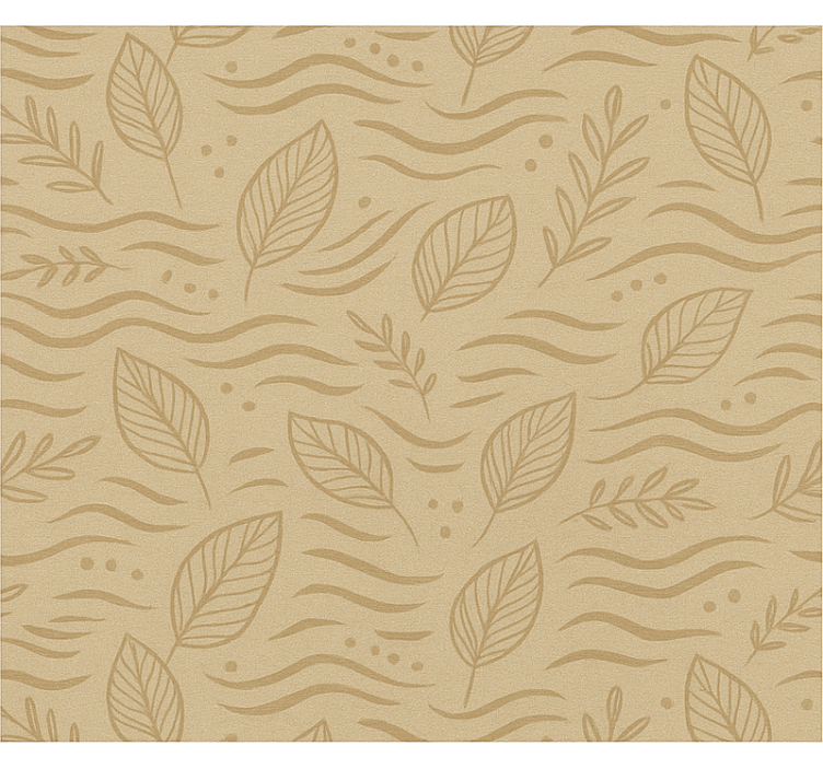 Papier peint bureau beige apaisant - TenStickers