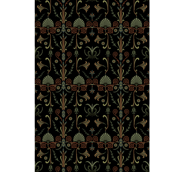 Papier peint cuisine motifs de feuillage gracieux - TenStickers