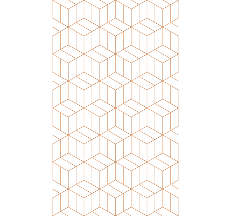Papier peint moderne octogones différents - TenStickers