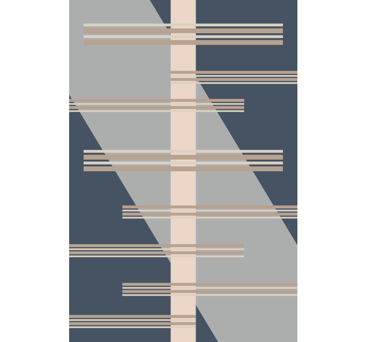 Papier peint moderne thème lignes géométriques - TenStickers