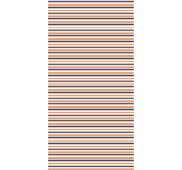 Papier peint moderne motif rayé pastel rétro horizontal - TenStickers
