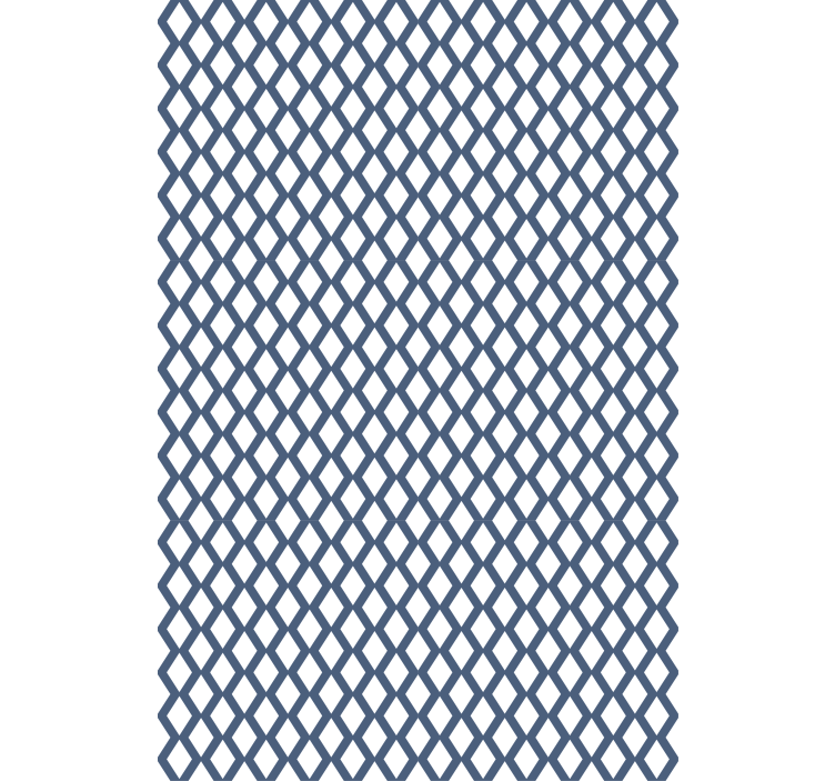 Papier peint moderne motif losanges style hampton - TenStickers