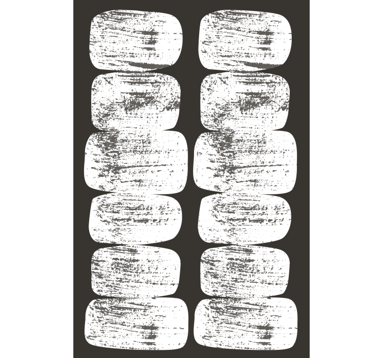 Papier peint moderne formes géométriques rétro - TenStickers