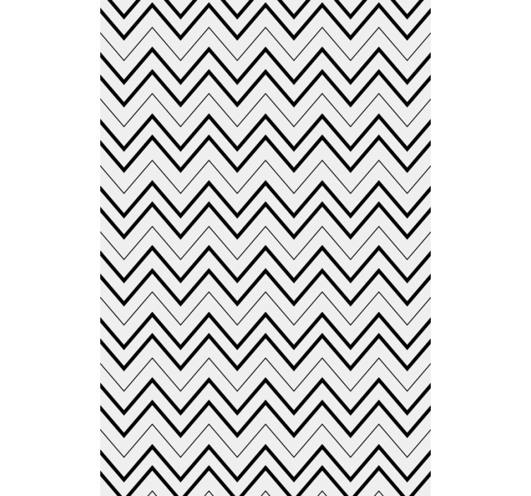 Papier peint moderne motif zigzag géométrique - TenStickers