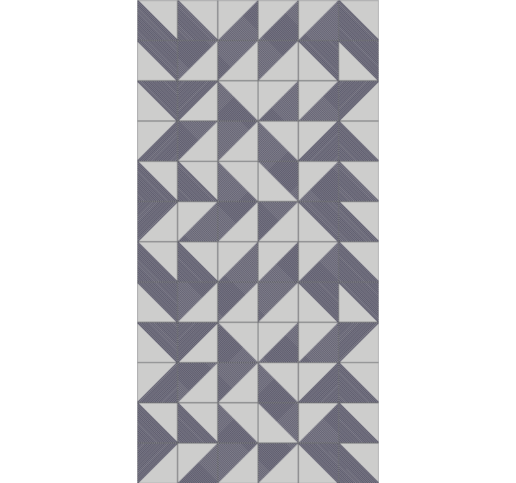 Papier peint moderne harmonie géométrique - TenStickers