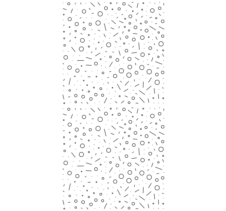 Papier peint moderne motif circulaire abstrait - TenStickers