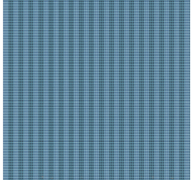 Papier peint salle à manger effet plaid tissé bleu - TenStickers