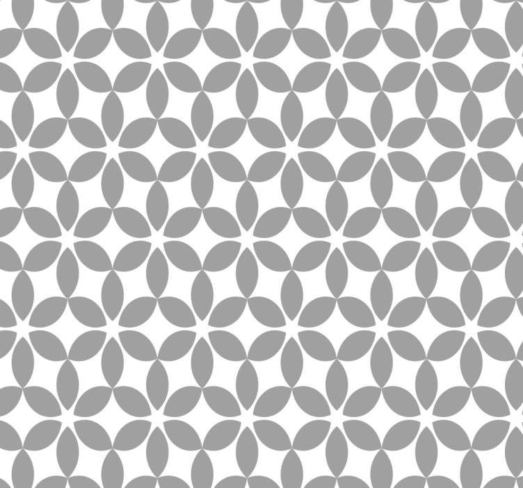 Papier peint salle de bain motif gris et blanc - TenStickers
