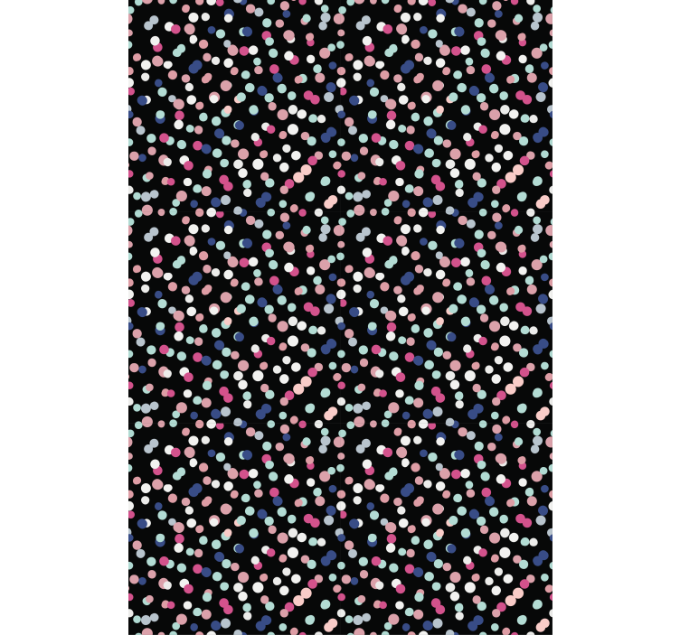 Papier peint chambre ado motif à pois colorés - TenStickers