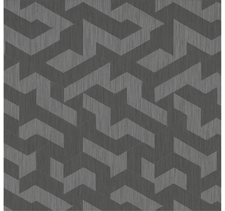 Papier peint chambre ado formes géométriques sombres - TenStickers