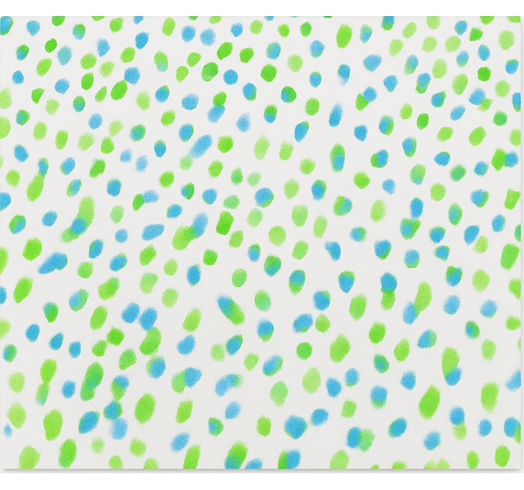 Papier peint chambre ado pois bleus et verts - TenStickers