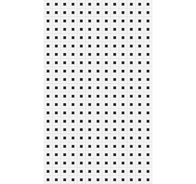 Papier peint cuisine carreau moderne petit carré - TenStickers