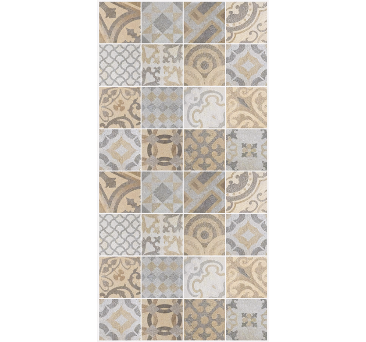 Papier peint cuisine ciment "arancioni" - TenStickers