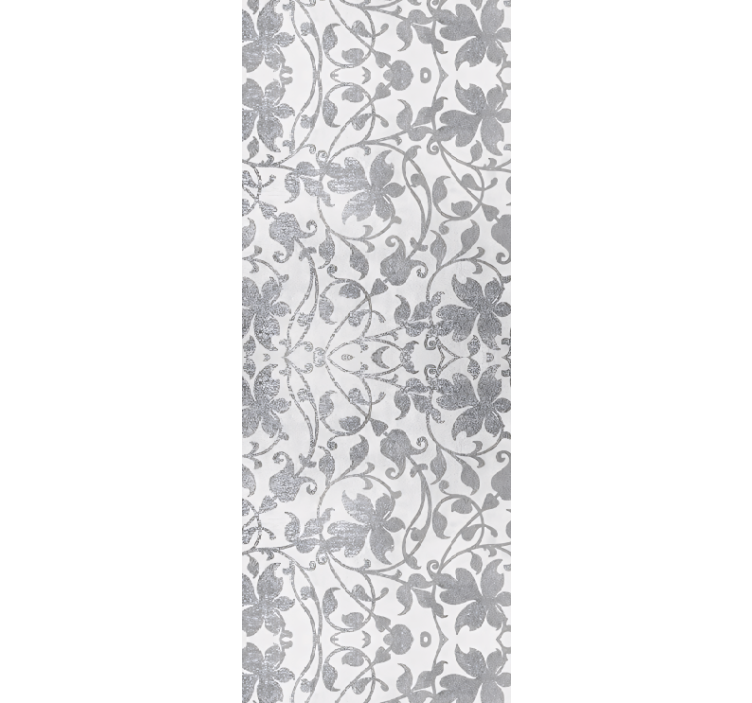 Papier peint cuisine damassé en ciment - TenStickers