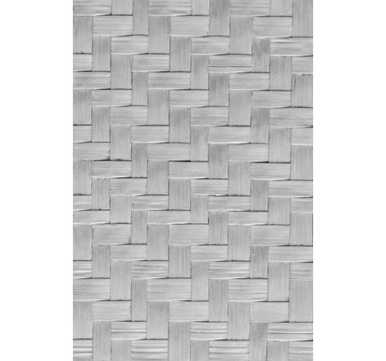Papier peint salon texture grise tissée - TenStickers