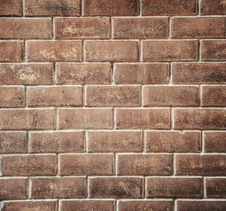 Papier peint salon illusion de briques - TenStickers