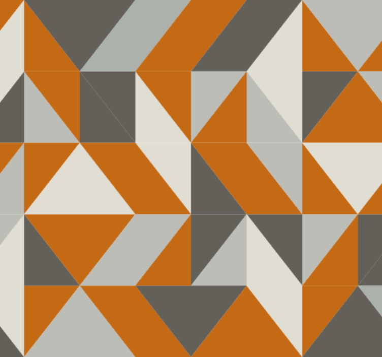 Papier peint salon motif triangles inclinés - TenStickers