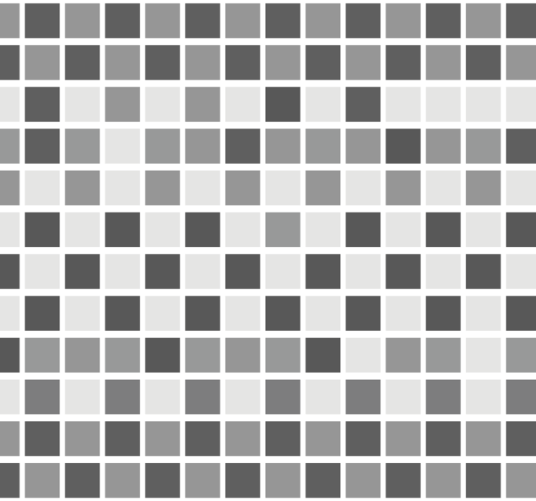 Papier peint salle de bain nuances de gris - TenStickers