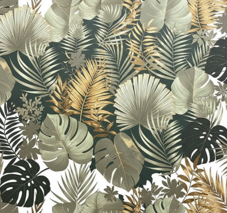 Papier peint chambre adulte motifs botaniques et floraux - TenStickers