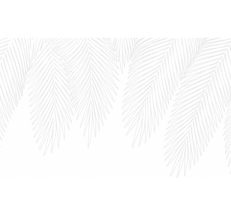 Papier peint chambre adulte palmier neutre - TenStickers