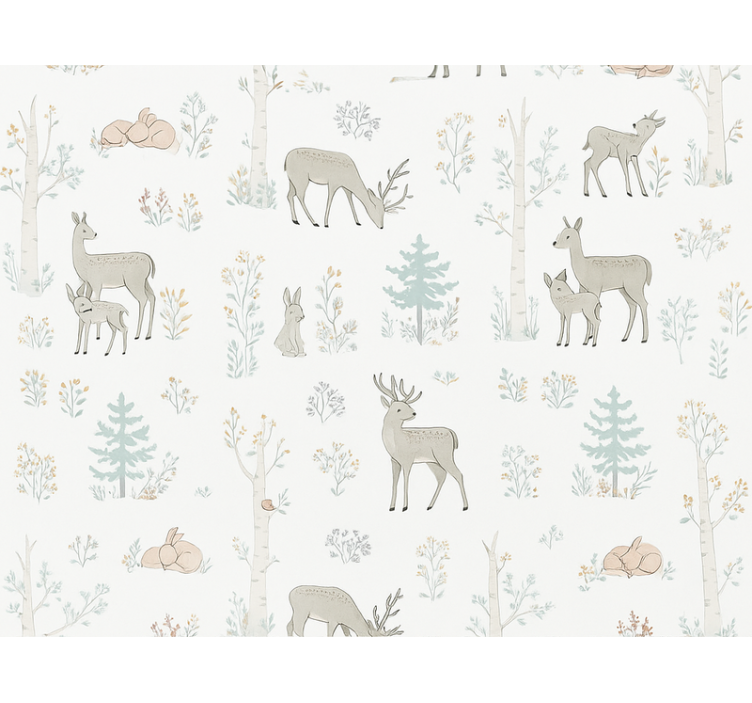 Papier peint chambre adulte floral enfants - TenStickers