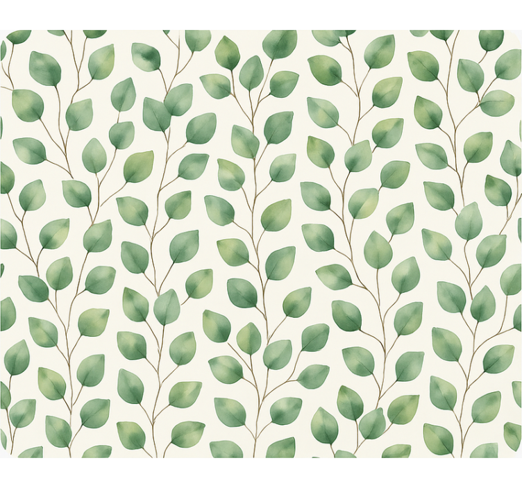 Papier peint salon feuille de forêt tropicale - TenStickers
