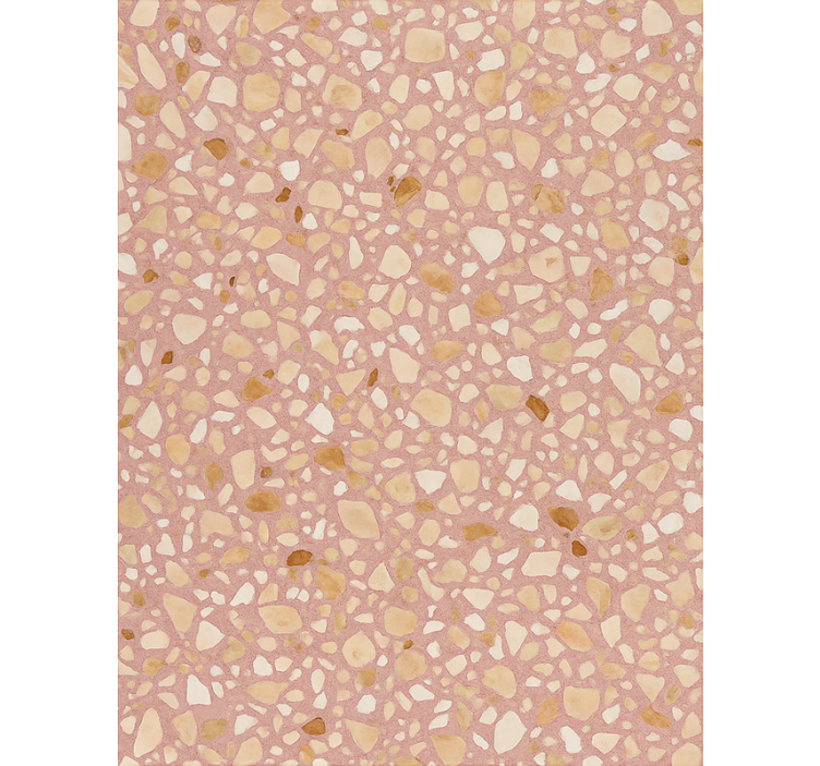 Papier peint imitation pierres rose terre terrazzo - TenStickers
