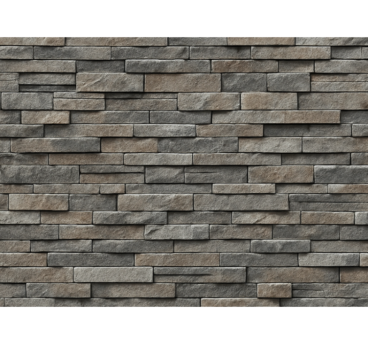 Papier peint imitation pierres pierre de ledge naturelle - TenStickers