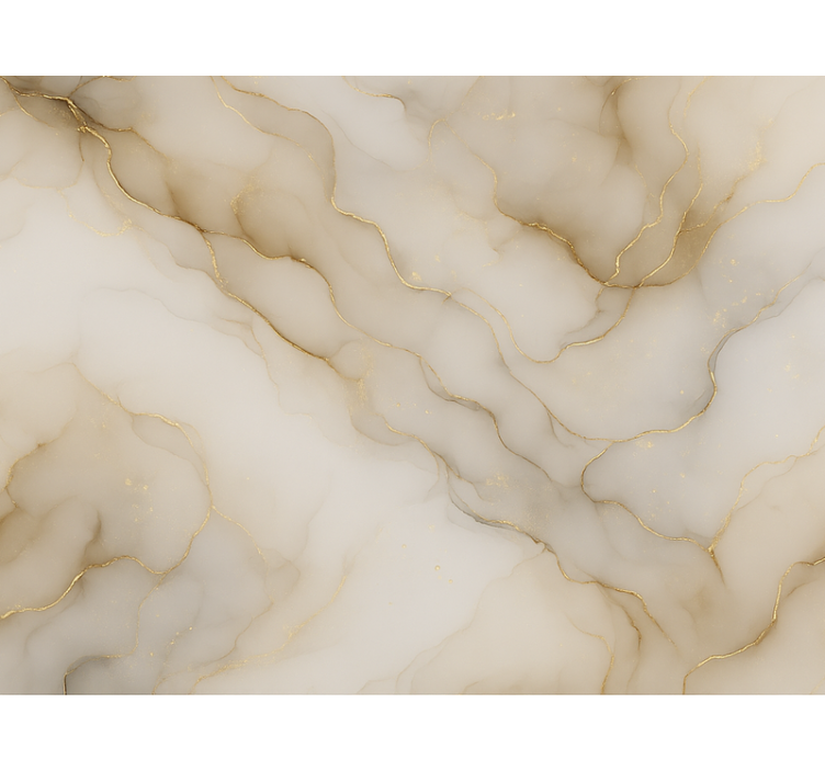 Papier peint chambre adulte marbre avec or - TenStickers