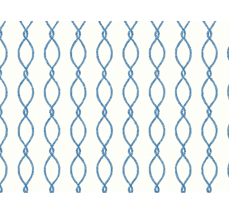 Papier peint salon design bleu élégant - TenStickers