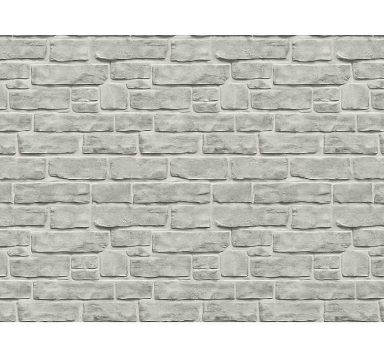 Papier peint salon effets pierre grise réalistes - TenStickers