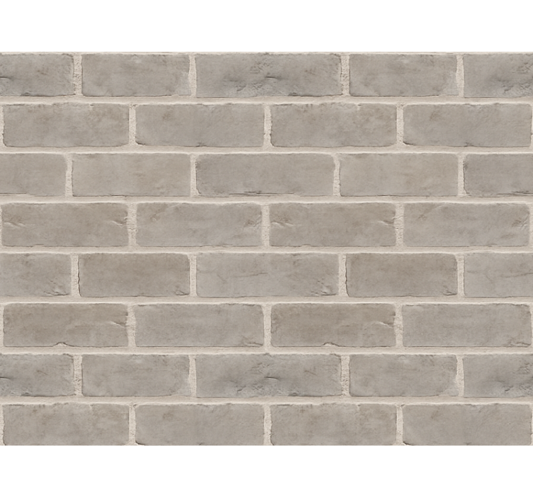 Papier peint salon design brique industrielle - TenStickers