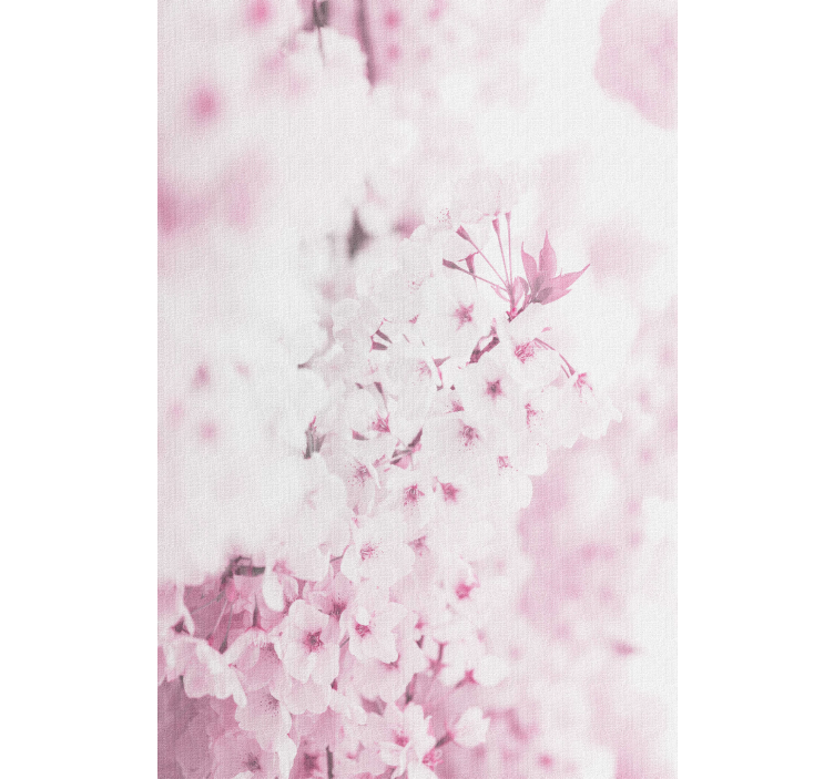 Papier peint floral fond de fleurs roses claires - TenStickers