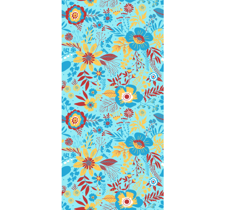 Papier peint floral fleurs de printemps - TenStickers