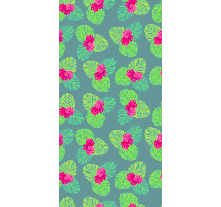 Papier peint fleurs design de fleur de magnolia sur l'eau - TenStickers