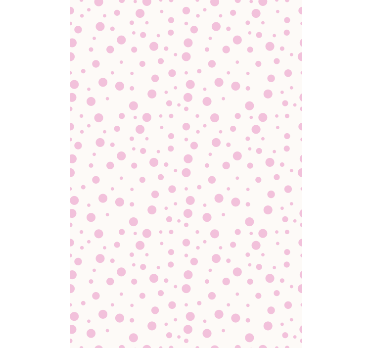 Papier peint chambre adulte pois roses jolis - TenStickers