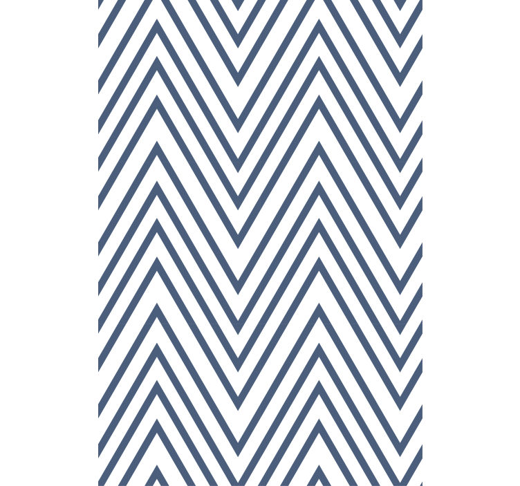 Papier peint chambre adulte motif lignes en zigzag - TenStickers