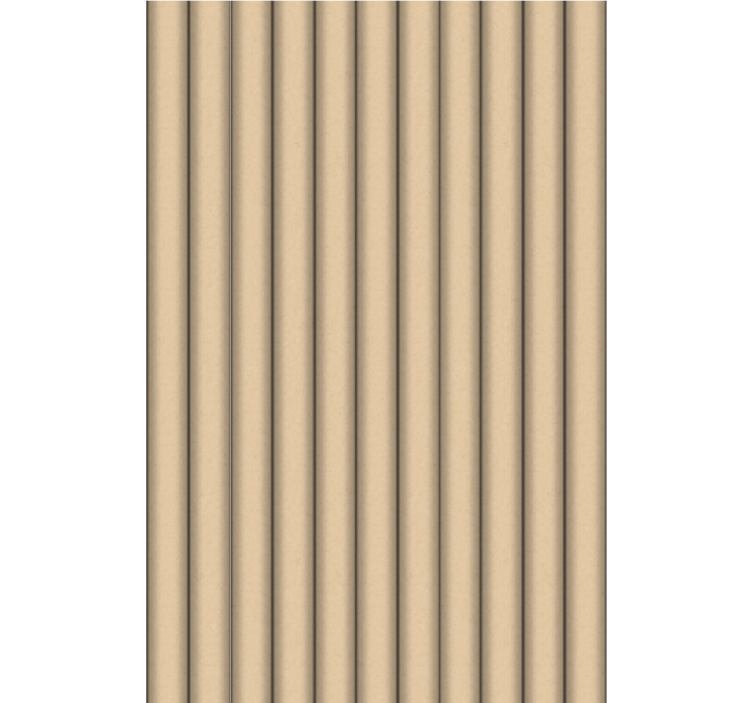 Papier peint chambre adulte motif tube brun minimaliste - TenStickers