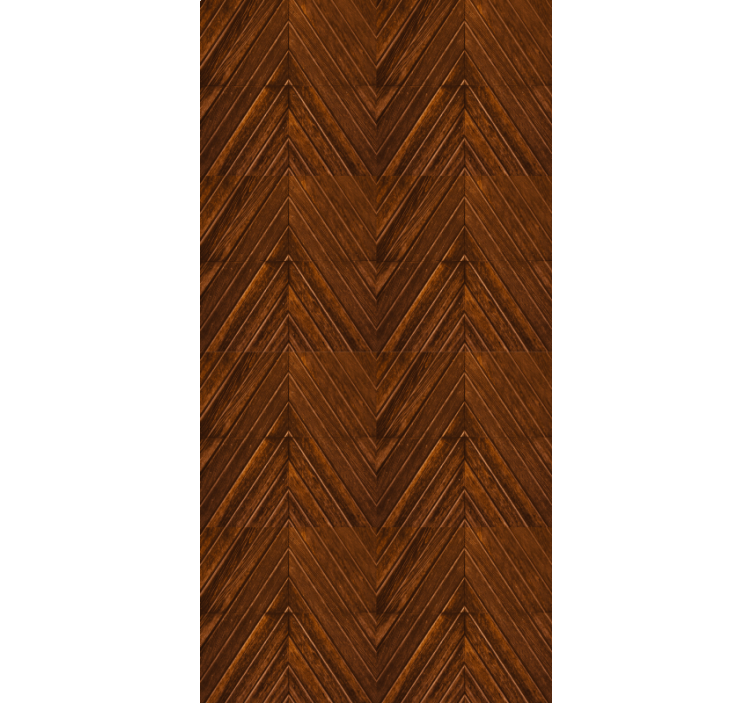 Papier peint chambre adulte effet bois zigzag cosmopolite - TenStickers