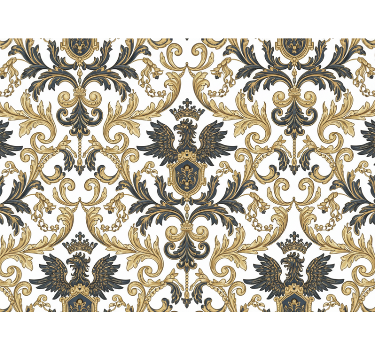 Papier peint chambre adulte style baroque glamour - TenStickers