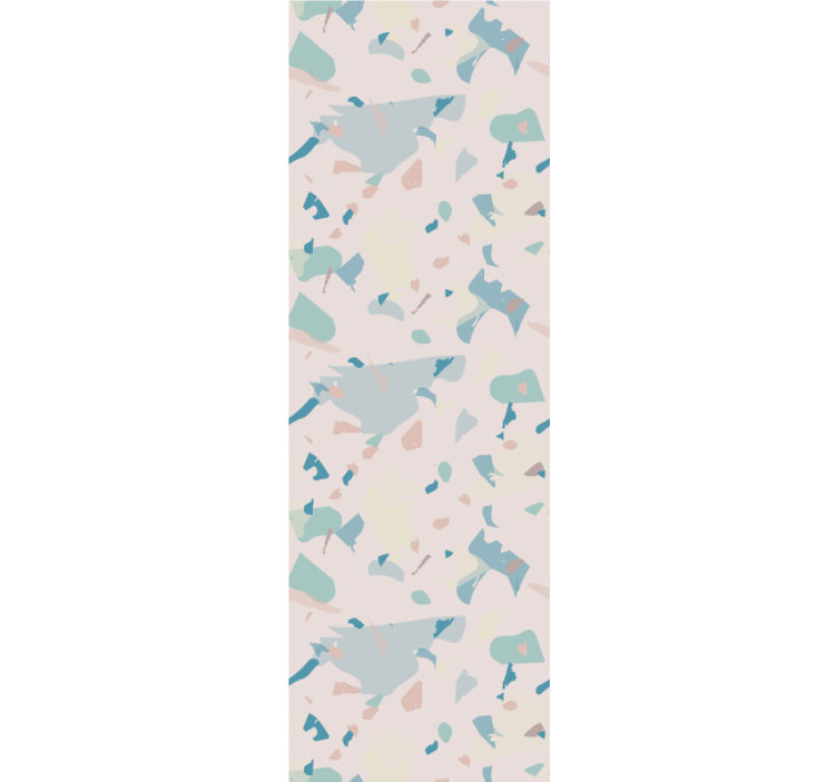 Papier peint chambre carrelage et dalles terrazzo - TenStickers