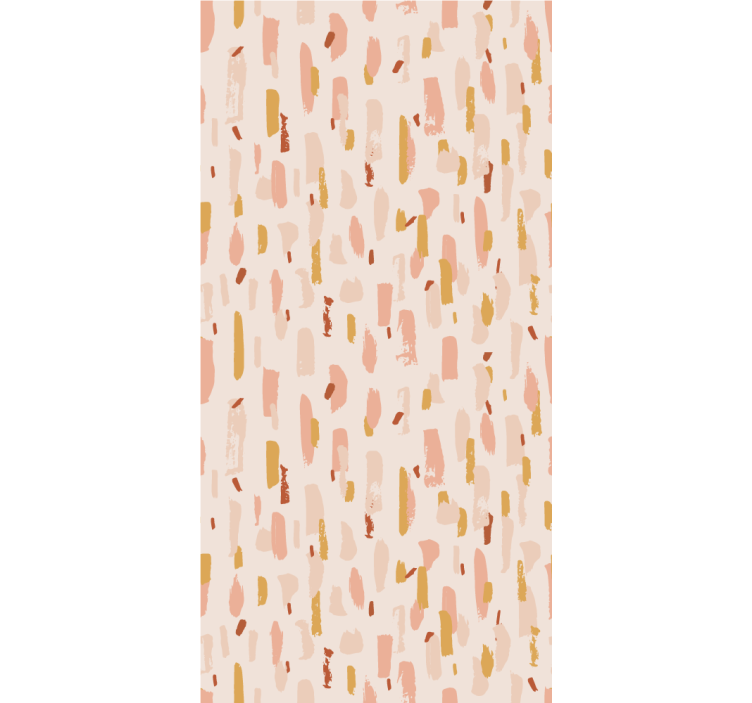 Papier peint chambre peinture brossée en forme de pétales - TenStickers