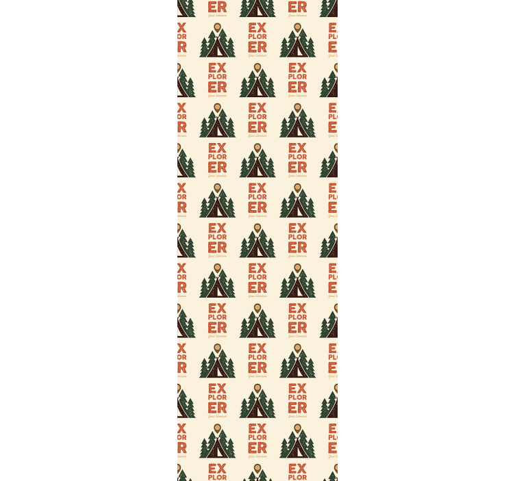 Papier peint chambre aventure camping exploratoire - TenStickers