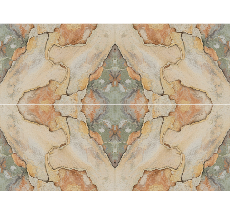 Papier peint rustique crépi peeling - TenStickers