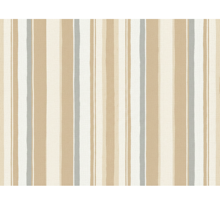 Papier peint ligne verticale blanc beige ferme - TenStickers