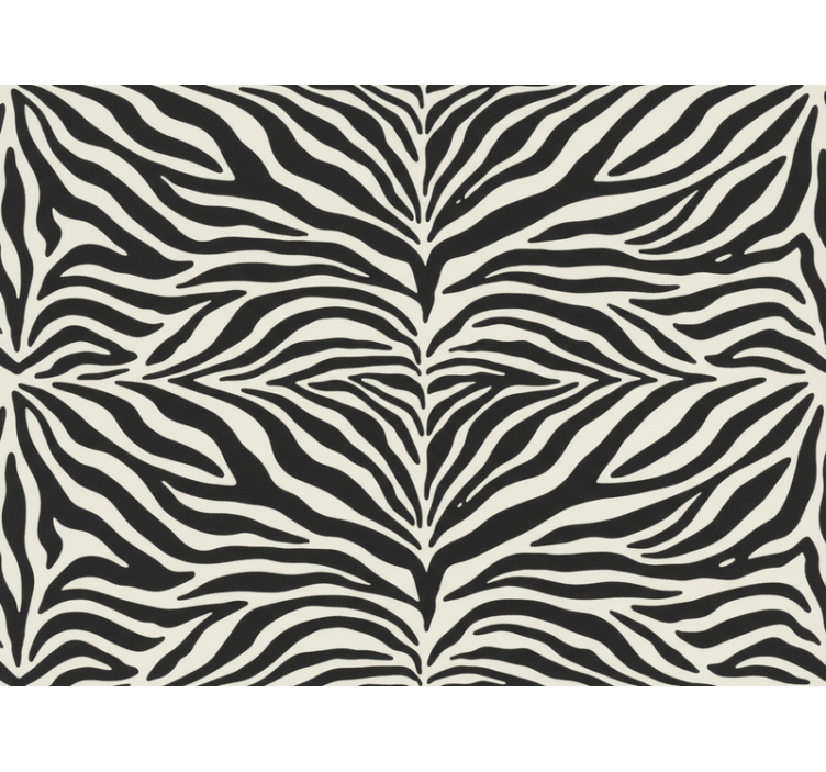 Papier peint zèbre motif réaliste zèbre - TenStickers